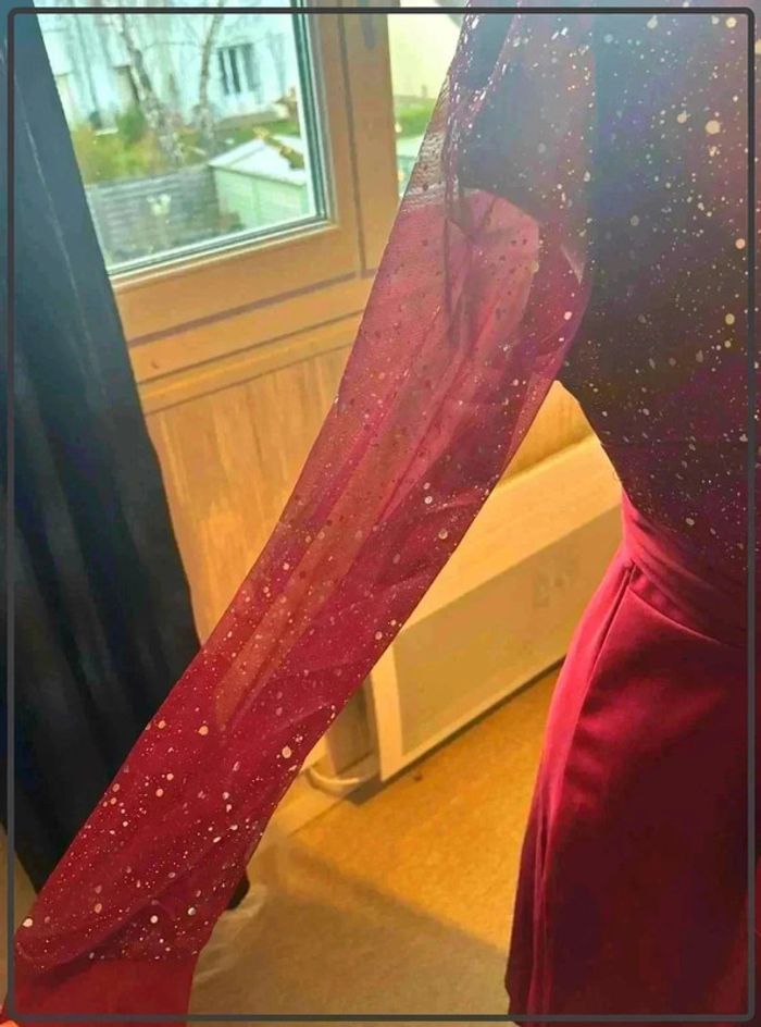 Magnifique robe manches transparente taille 0xl(44) - photo numéro 3