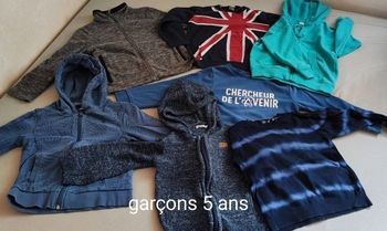 7 pulls garçons 5 ans