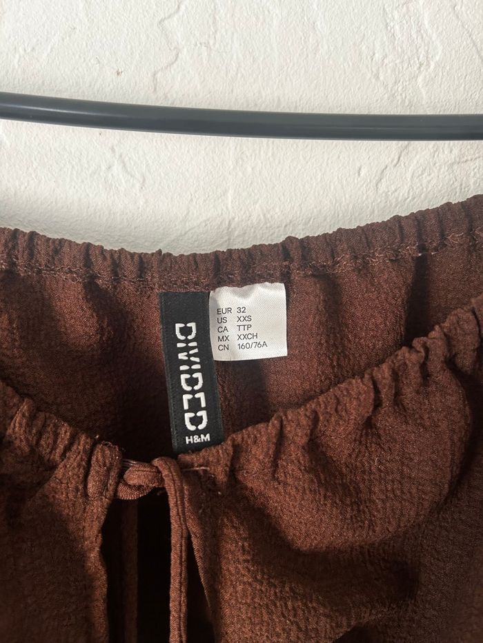 🤎 haut divided marron H&M - photo numéro 3