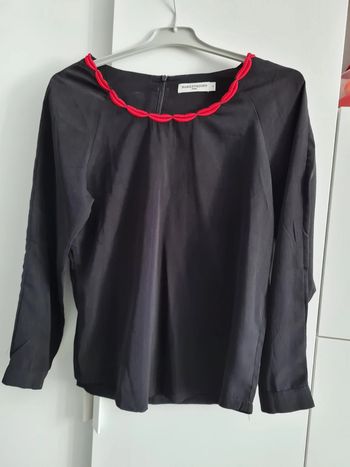 Chemisier col rond bisou taille S