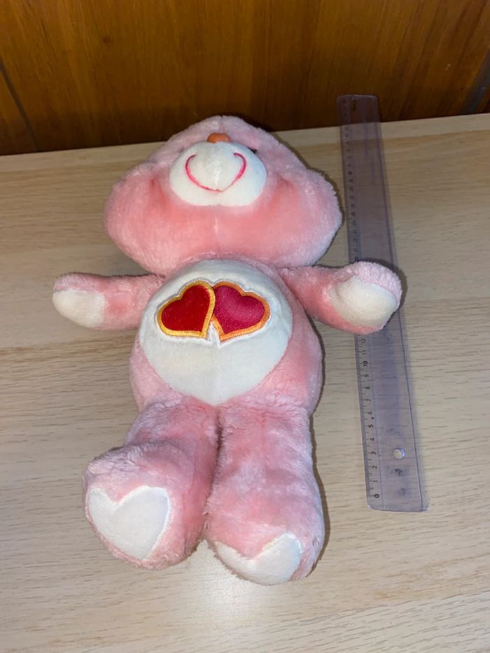 Peluche bisounours rose coeur kenner Care Bears groscheri 1983 - photo numéro 4