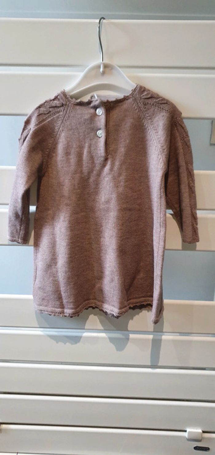 Robe Taupe 6 Mois Tartine et Chocolat - photo numéro 5