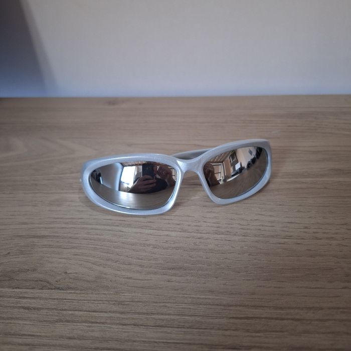 Lunettes de Soleil Techno- Y2K Vintage 90s-2000s - Unisexe Sunglasses - Verres Teintés - photo numéro 2