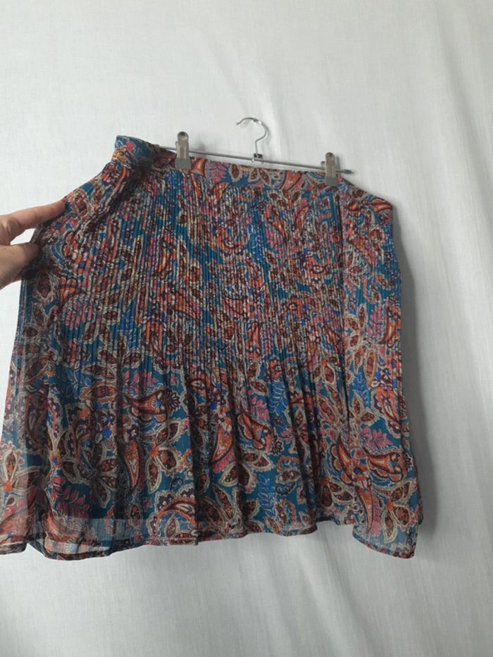 Jupe plissée camaieu