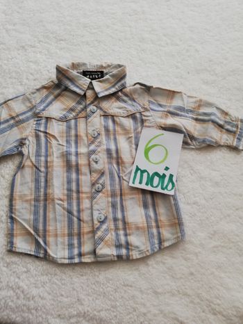 Chemise à carreaux garçon 6 mois tout compte fait