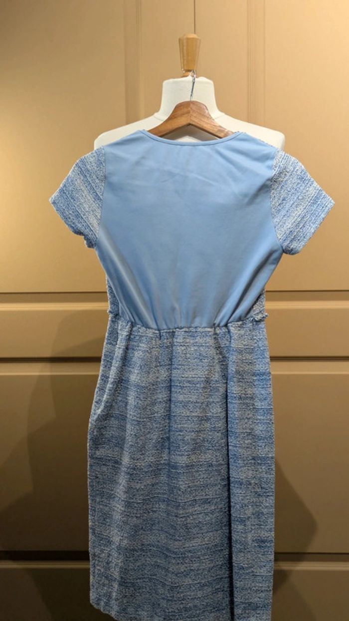 Robe maternité work en tweed - photo numéro 4