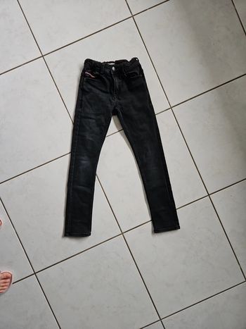 Jean garçon noir skinny kiabi 8/10 ans u20