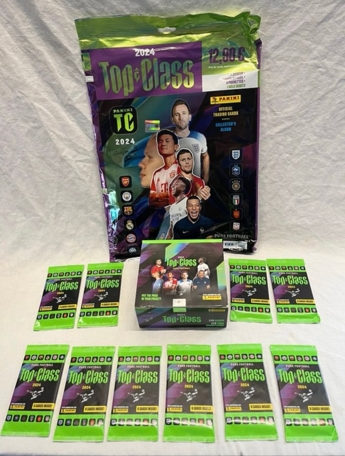 Kit Topps cartes à collectionner Foot Top Class 2024 neuf