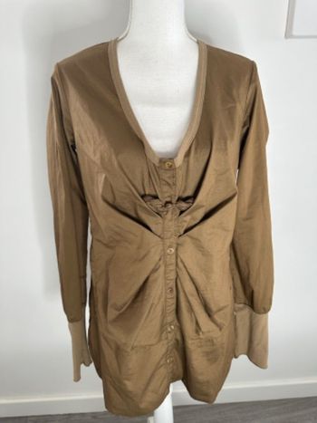 Robe chemise marron camel Eliane et Léna T40 L
