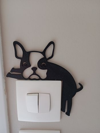 Décoration murale interrupteur