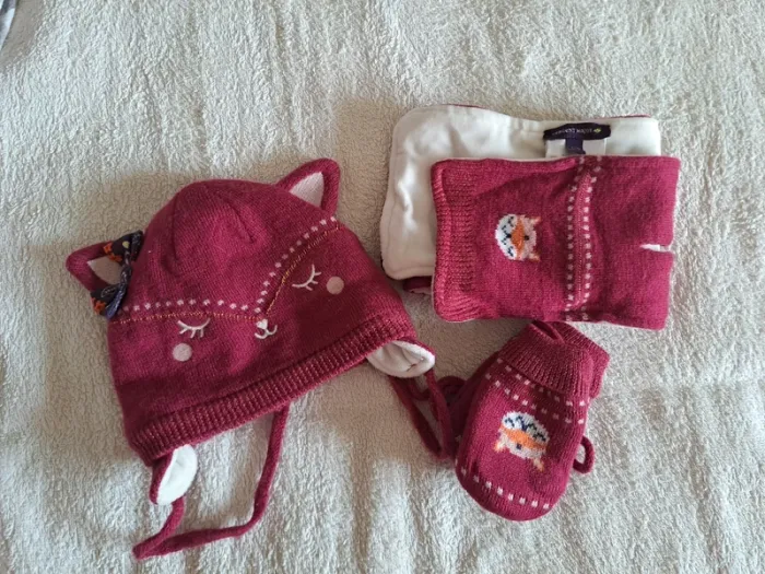 Ensemble Sergent major Bonnet-Echarpe-gants Taille 1 - photo numéro 2