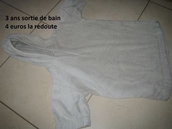 poncho de bain peignoir cape piscine 3 ans