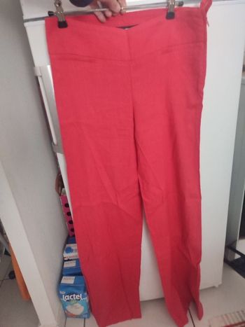 #kytie36femme. Pantalon en lin patte d éléphant taille 36