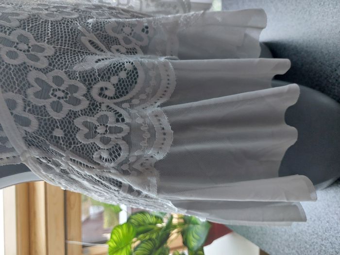 Superbe nuisette / body blanc cassé dentelle, chic et féminin Taille S/M - photo numéro 6