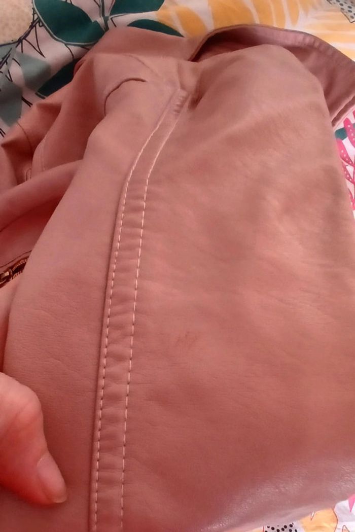 Blazer simili cuir fille - photo numéro 3