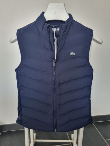 Doudoune sans manches fine Lacoste bleu marine XS
