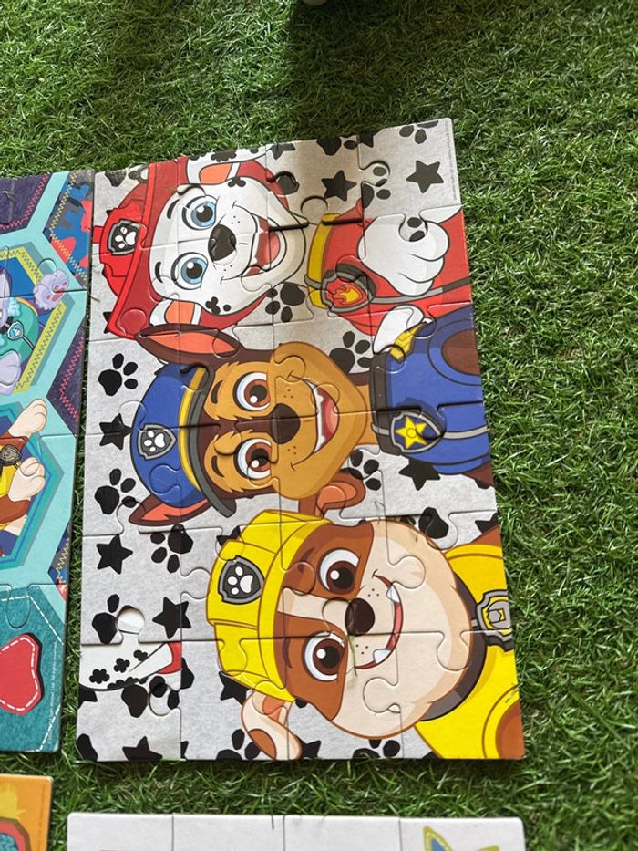 4 puzzles évolutifs pat patrouille à partir de 3ans - photo numéro 4