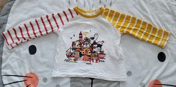 T-shirt rayé Manches longues 6 mois DPAM