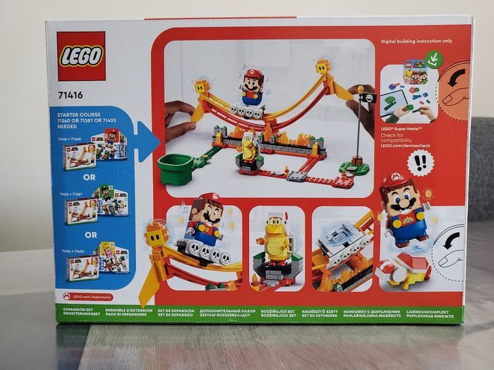 Lego 71416 SUPER MARIO - Le Manège de la vague de lave. - photo numéro 2