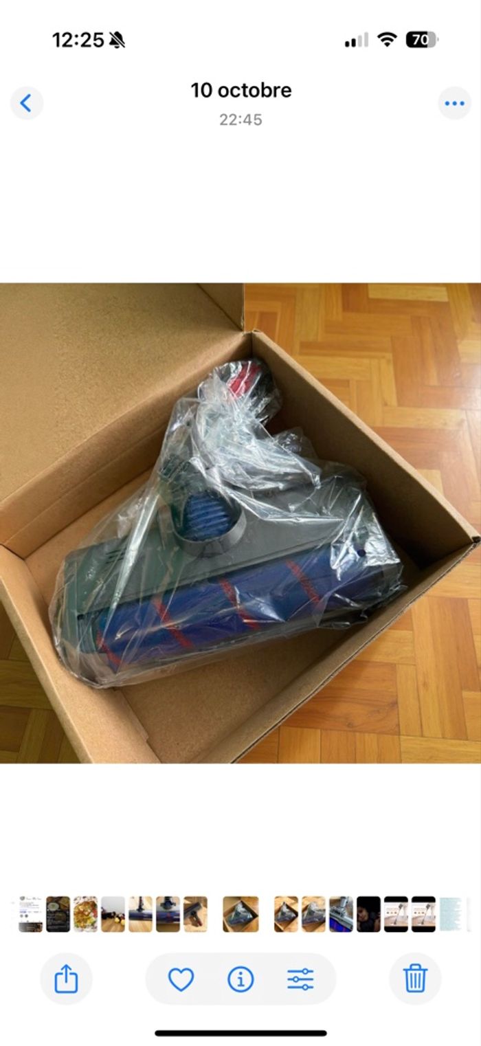 Brosse balai  Dyson avec led compatible V7 V8 V10 V11 - photo numéro 2