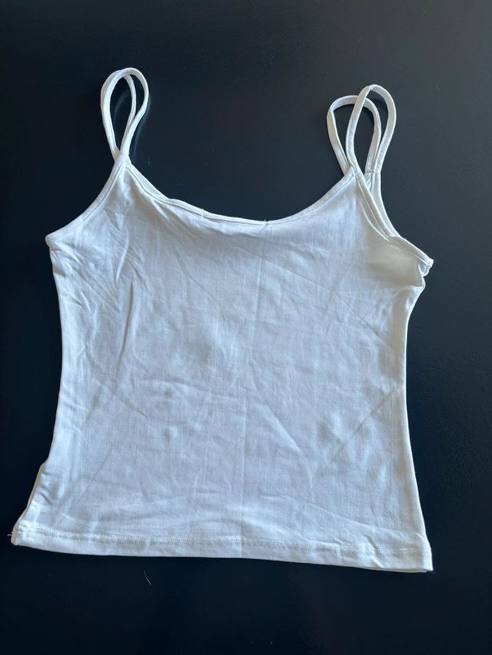 Mini débardeur blanc T34/36 - photo numéro 4