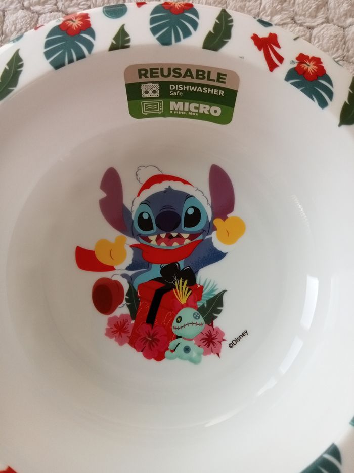 Assiettes creuse spécial Noël Stitch - photo numéro 2