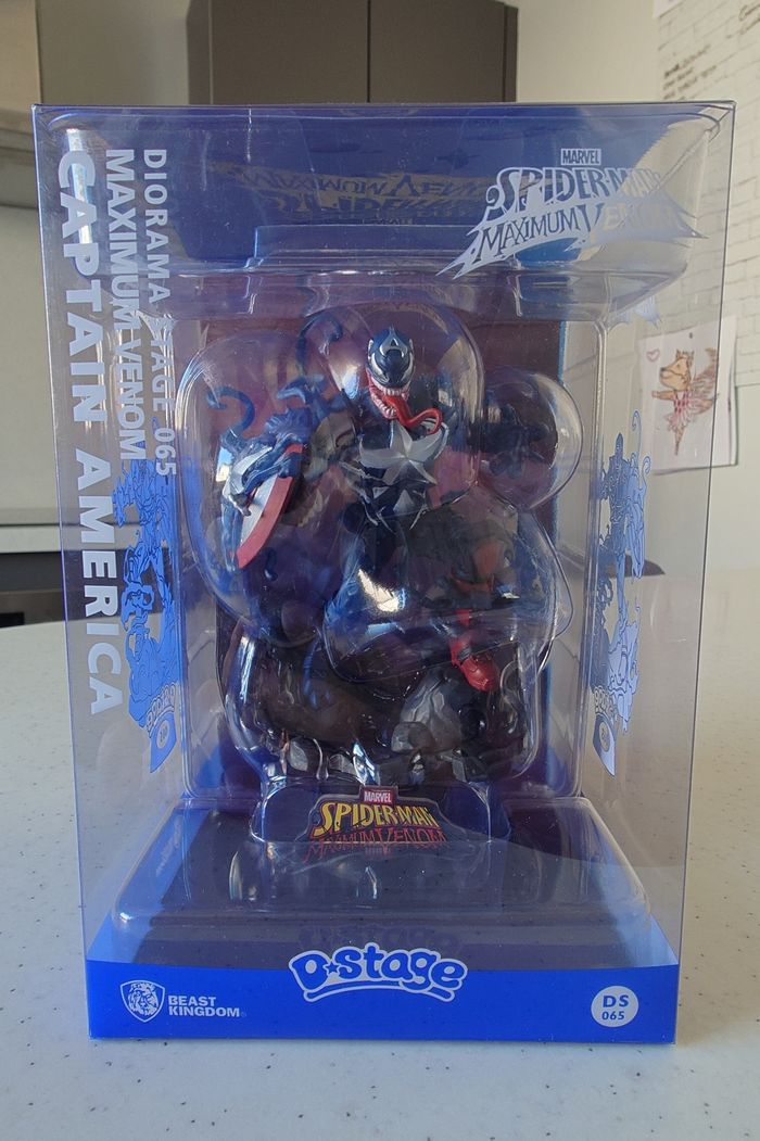 Beast Kingdom D Stage Venomized Captain America - photo numéro 4