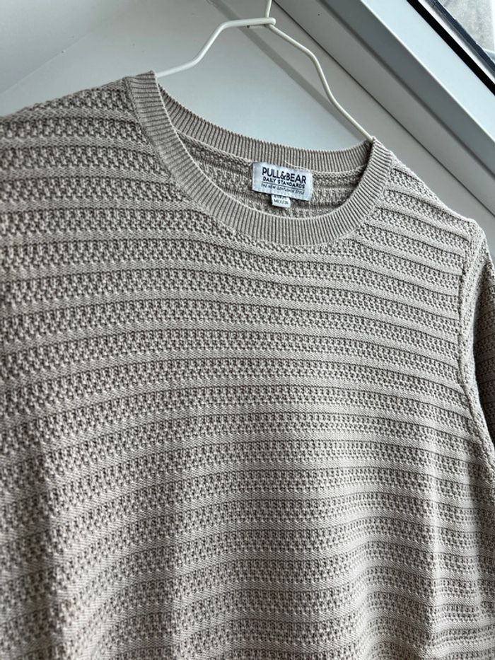 Pull beige Pull&Bear - photo numéro 3