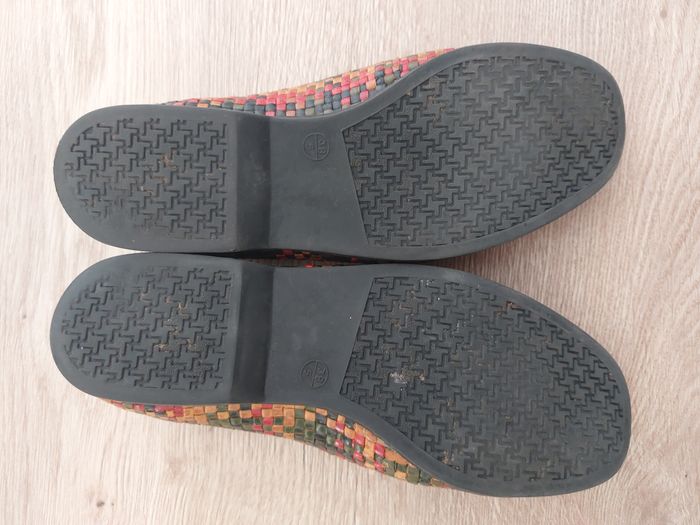 Chaussures Toscania mocassins tressés multicolores 38,5 - photo numéro 5