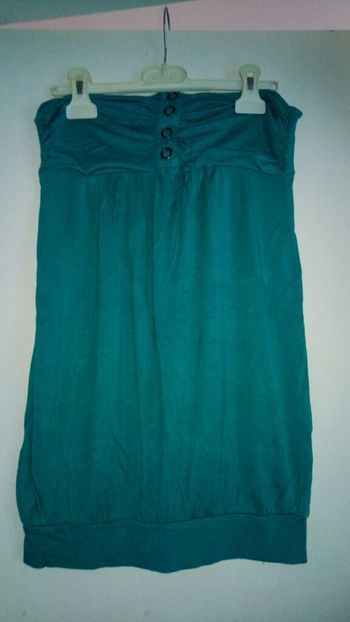Bustier vert émeraude état neuf taille unique
