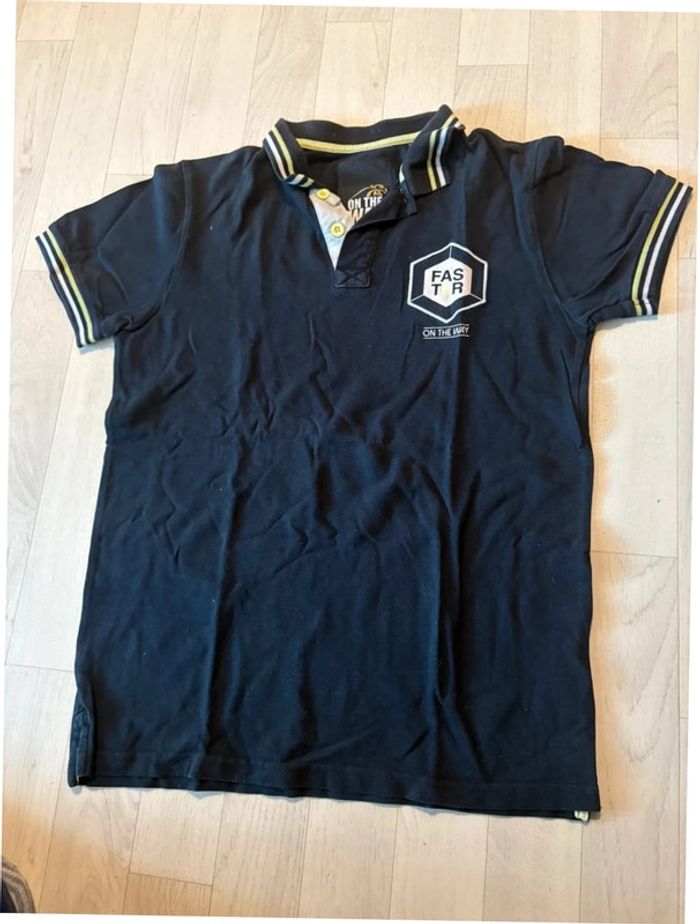 Polo 14 ans on the way manches courtes noir