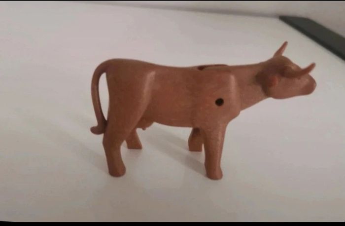 Playmobil lot animaux vache à corne taureau à corne et veau - photo numéro 4