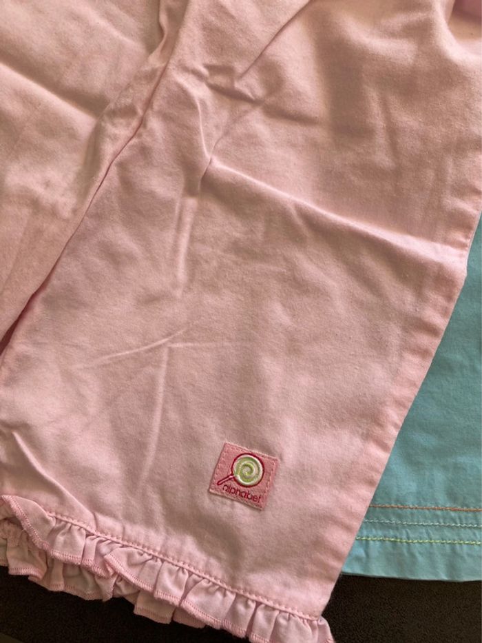 Lot ensemble vêtement 12 mois fille garde robe pantalon tunique - photo numéro 2