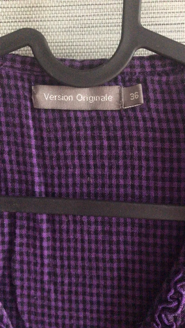 Robe à carreaux violet Version Originale - photo numéro 4