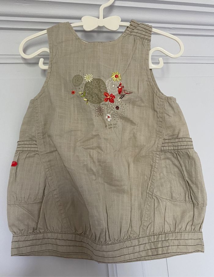 Lot bébé vêtements été fille 12 mois robe, teeshirt salopette, débardeur - photo numéro 6