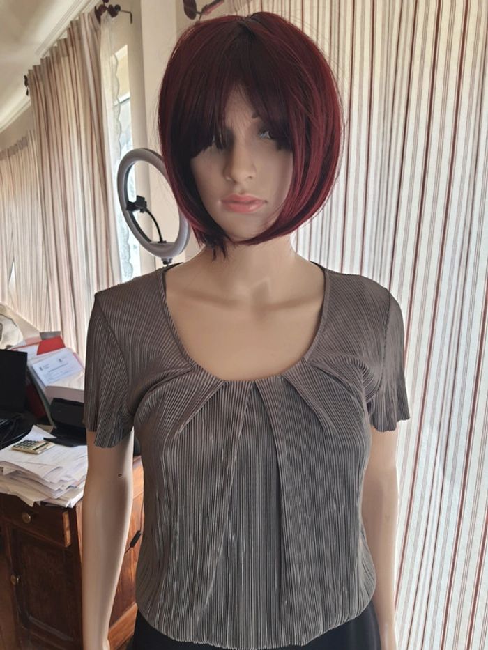 Jolie Robe Batida taille 1 (fr 36) noir/kaki - photo numéro 2