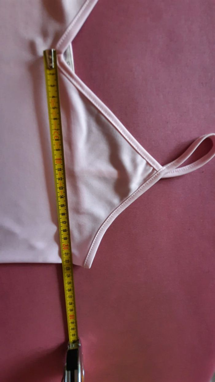 Haut bretelles fines Taille 42/44 rose - photo numéro 5