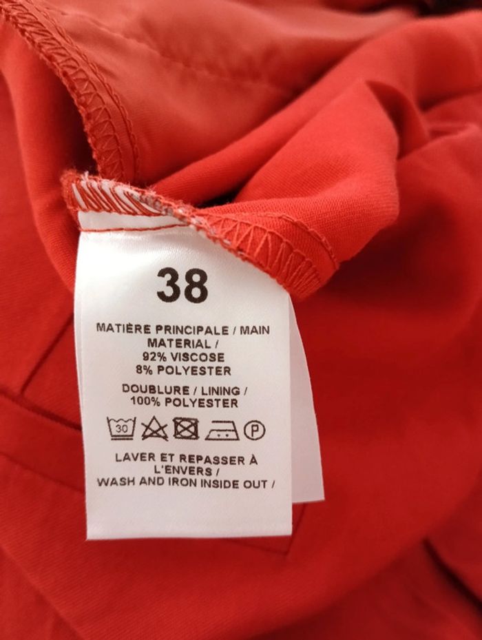 Pantalon souple jambes larges longueur 3/4 Nina Kalio taille 38 - photo numéro 7