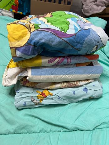 Lot draps housse et housse de couette Winnie