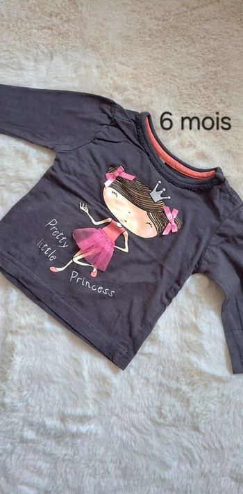 T-shirt manches longues 6 mois