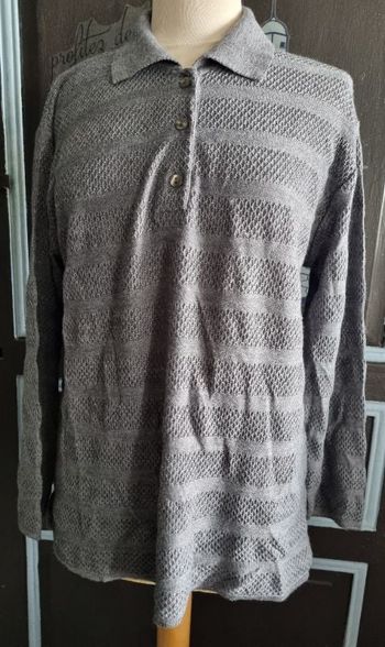 Pull gris taille 44