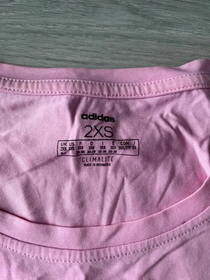 TEE shirt adidas 2xs - photo numéro 2