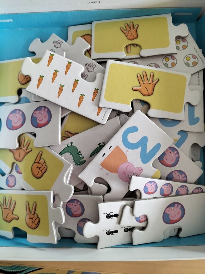 Lot de 2 jeux d'apprentissage Pegga  les nombres et les couleurs - photo numéro 4