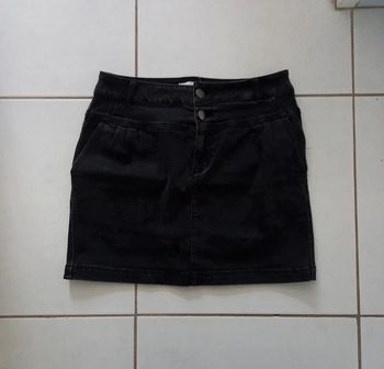 Cache Cache - jupe en jeans taille 38 | noire - printemps été