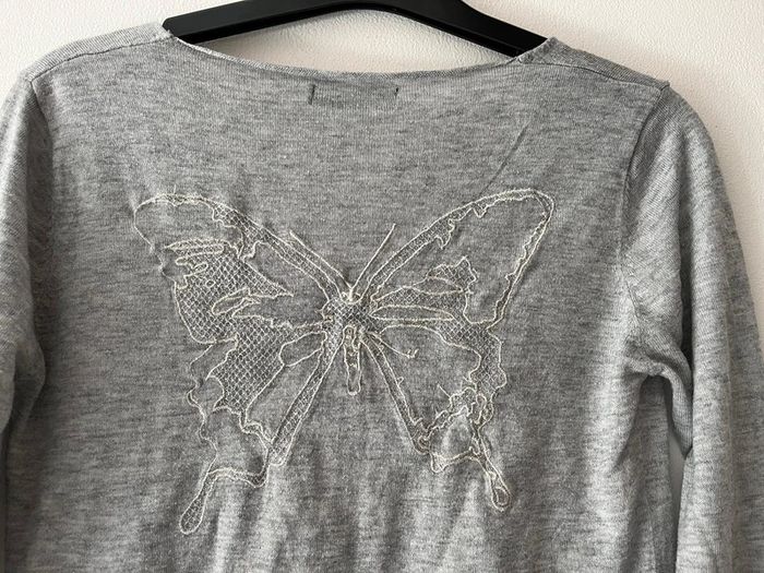 🩶 Magnifique Pull gris Why not Taille Unique 🩶 - photo numéro 4