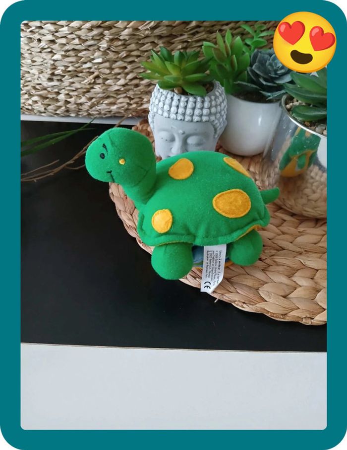 Péluche/Livre à moteur pour bébé: La Tortue🎁🐢 - photo numéro 2