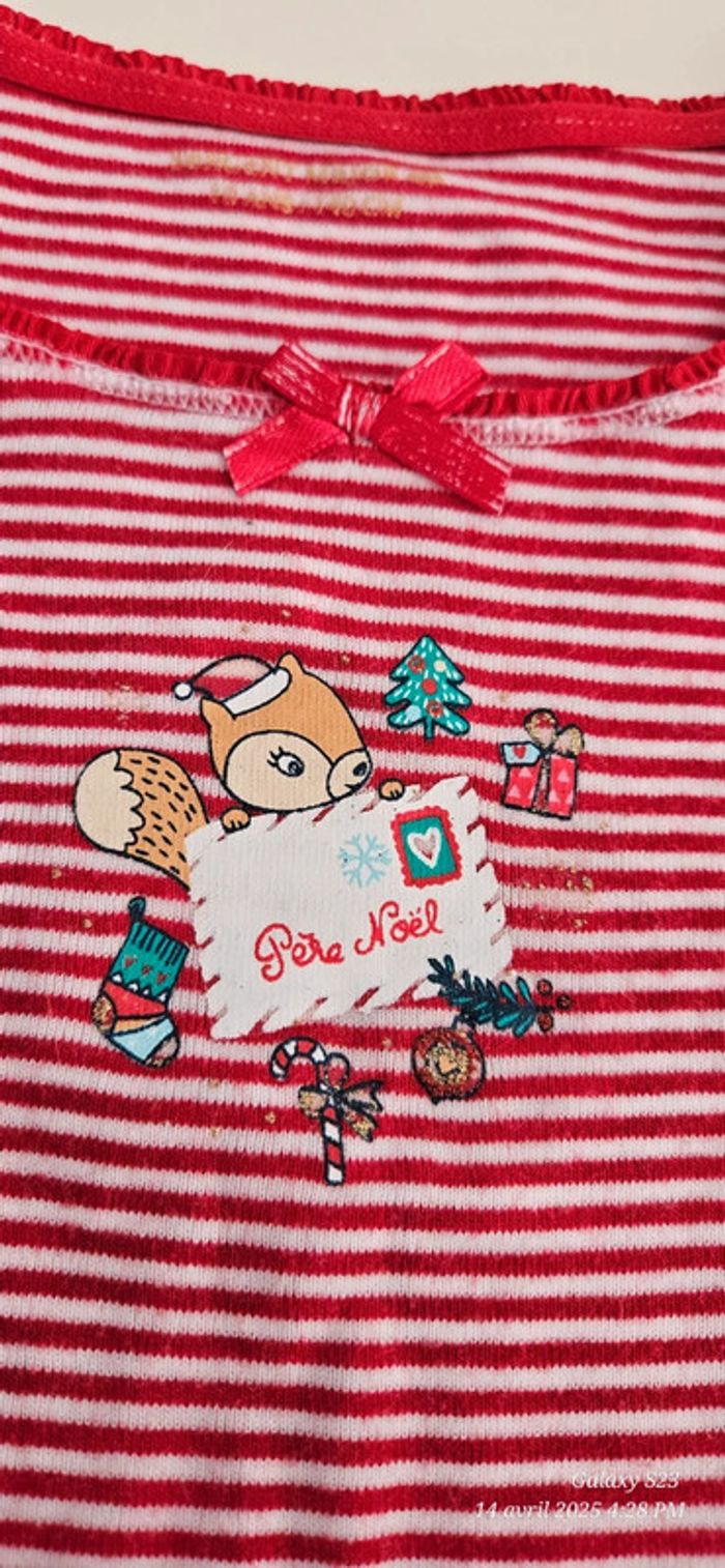 Maillot de corps mc 10A sgmj thème Noël - photo numéro 4