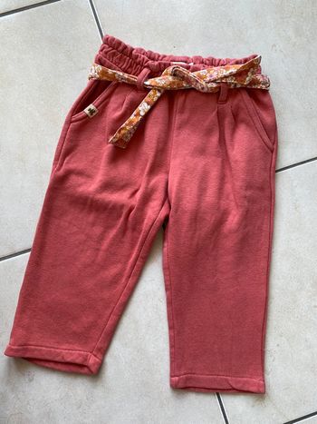 Pantalon molletonné Lulu Castagnette 24 mois