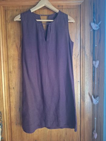 Robe en lin monoprix