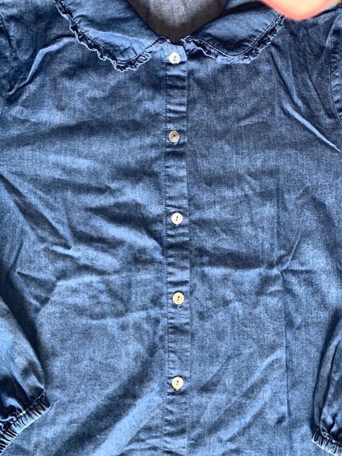 Magnifique chemise en jeans fille Éden et Victor - photo numéro 2